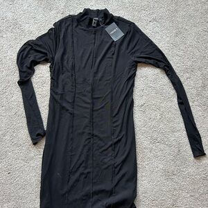 Forever 21 Black Mesh Dress